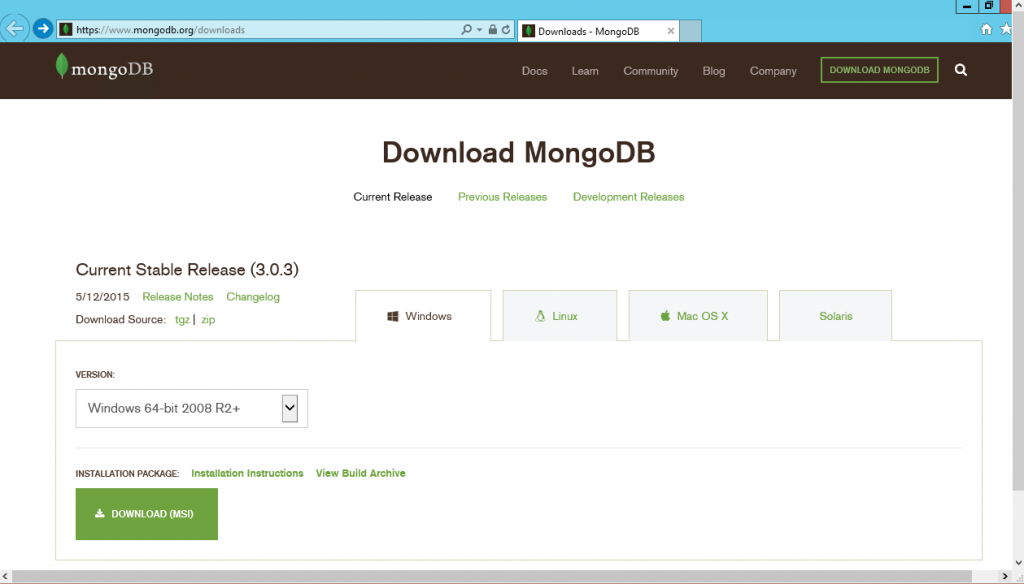 Download Mongodb Enterprise For Mac